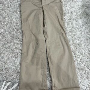 Uniqlo Tan Chinos with Straight Leg Design